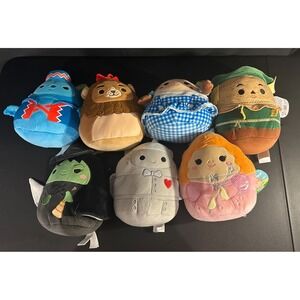 Squishmallows Wizard Of Oz 85th Complete Set 7 Characters NWT Limited Edition